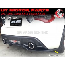 Toyota 86 Facelift 17-21 T Style Rear Bumper Diffuser
